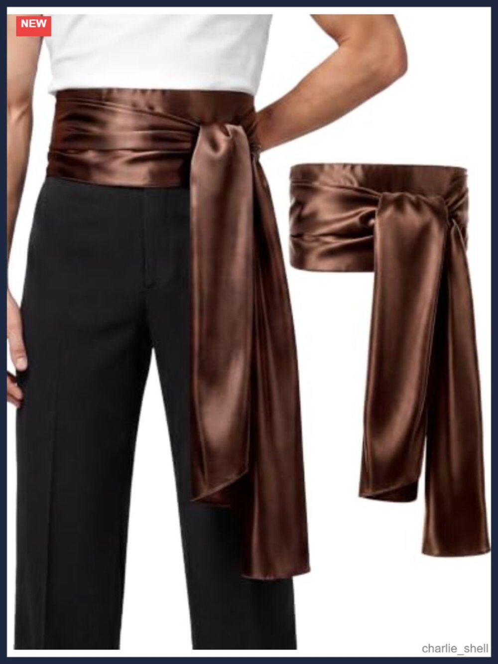 Satin Pirate Sash Belt Renaissance Cosplay Waist Wrap Costume Accessory